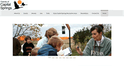 Desktop Screenshot of friendsofcapitalsprings.org